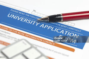 University application form