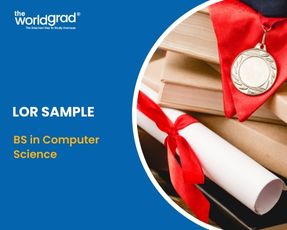 Academic LOR Sample — BS in Computer Science