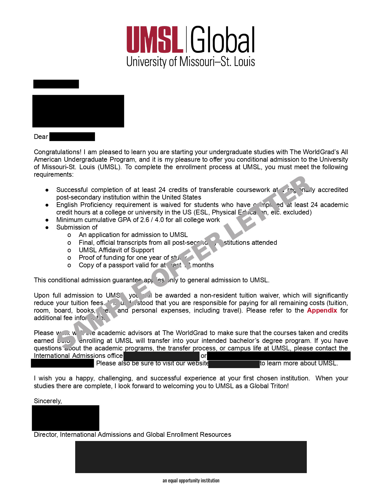 University of Missouri - St. Louis